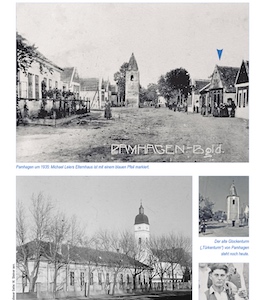 So sah Pamhagen aus, als der kleine Michael Leier hier zur Volksschule ging. Ihm wurde sein Dorf bald viel zu eng.